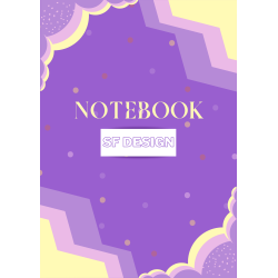 NoteBook - A line - Violet Cover