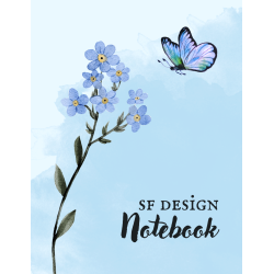 NoteBook - A linea - Cover Blue